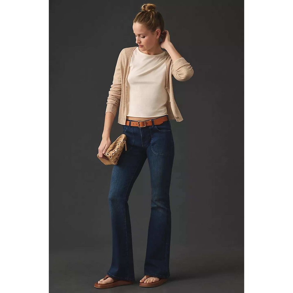 Pilcro The Icon Low-Rise Flare Jeans